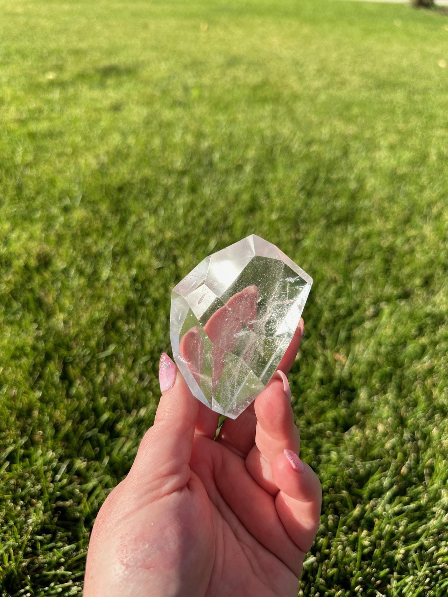 Clear Quartz Freeform - 8oz, 2.5" of Amplifying Energy & Clarity