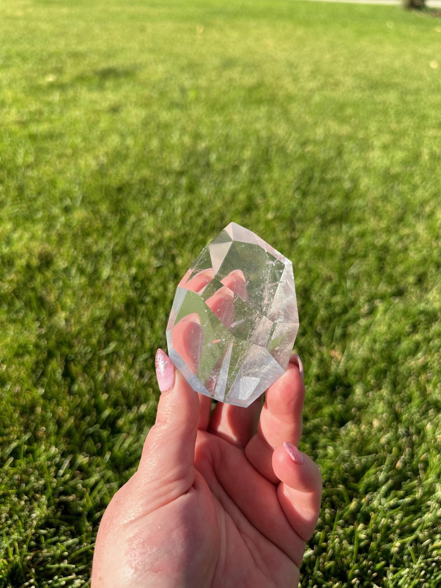 Clear Quartz Freeform - 8oz, 2.5" of Amplifying Energy & Clarity