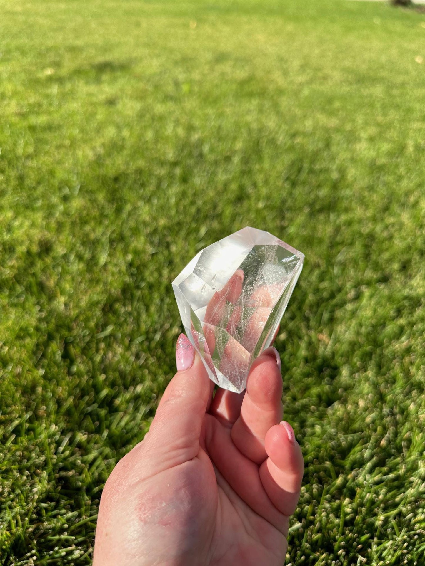 Clear Quartz Freeform - 8oz, 2.5" of Amplifying Energy & Clarity