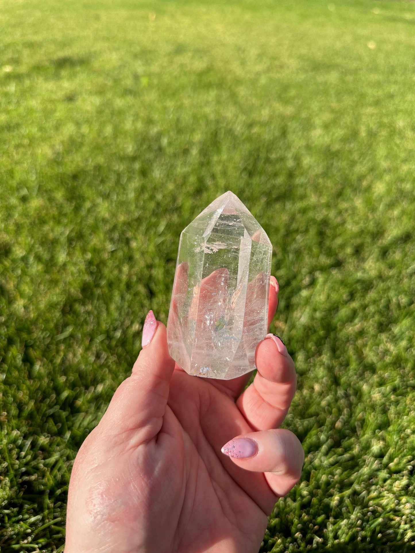 Beautiful 3" Clear Quartz Tower - 10oz of Energy Amplification & Spiritual Clarity