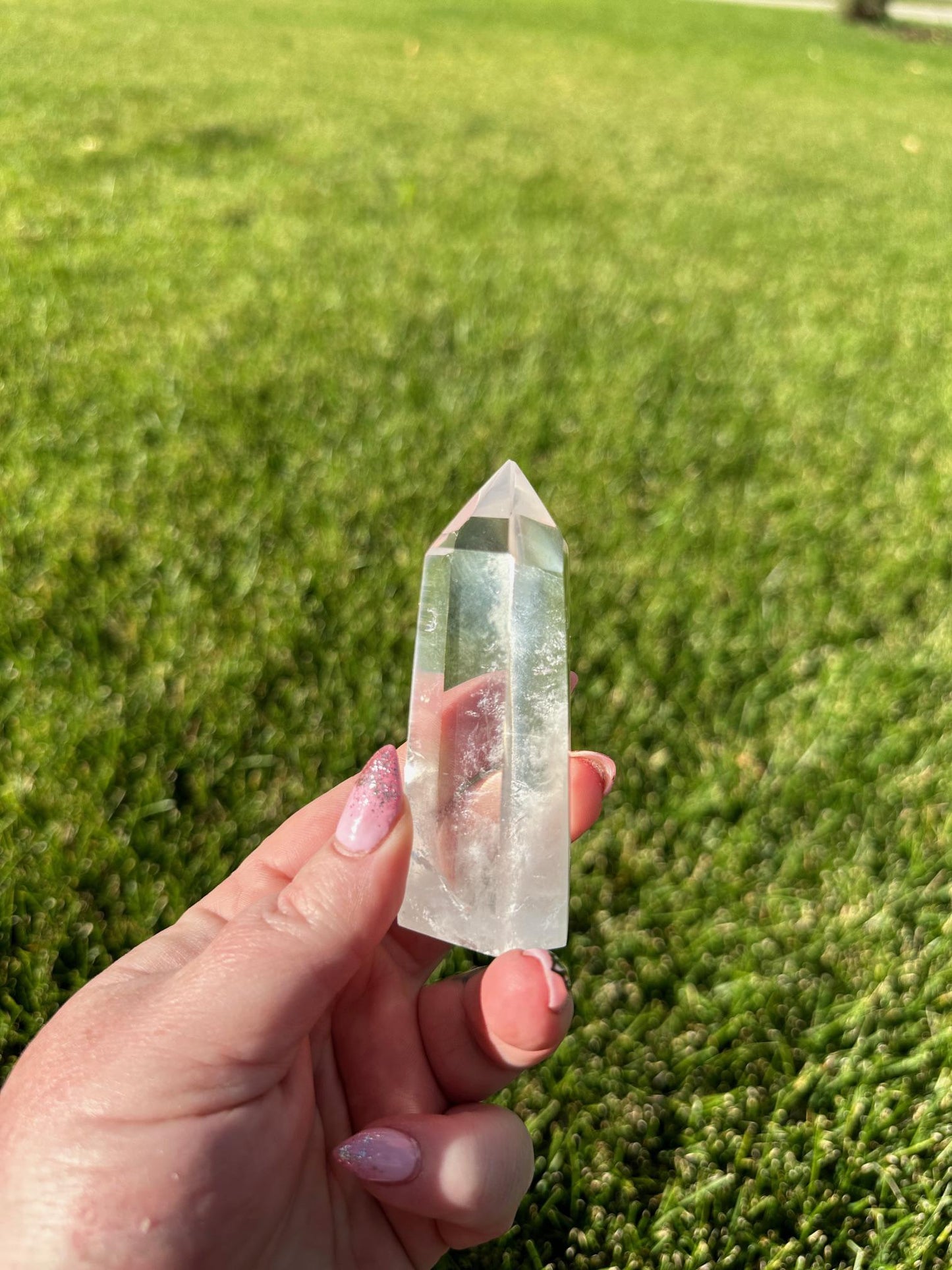 Beautiful 2.5" Clear Quartz Crystal - Amplifying Energy & Clarity