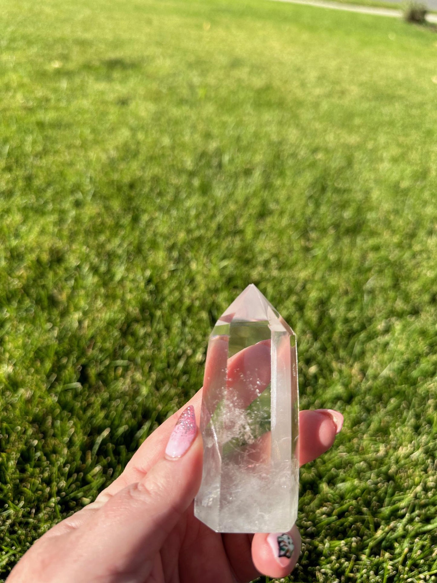 Beautiful 2.5" Clear Quartz Crystal - Amplifying Energy & Clarity