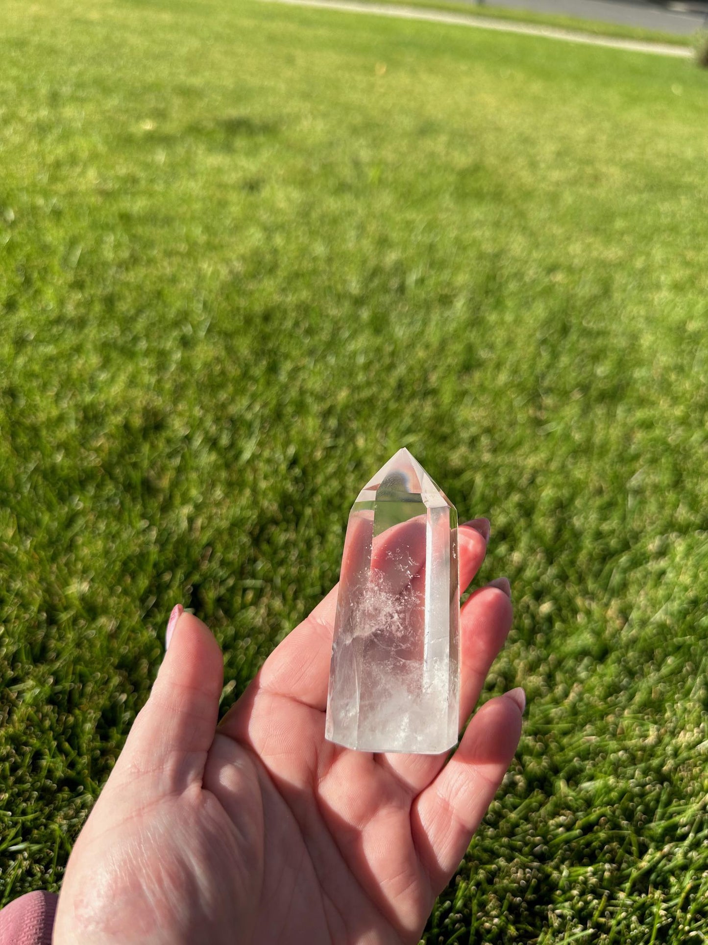 Beautiful 2.5" Clear Quartz Crystal - Amplifying Energy & Clarity